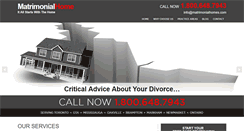 Desktop Screenshot of matrimonialhome.com